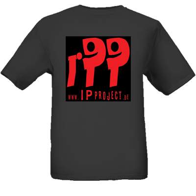 T-Shirt Logo schwarz